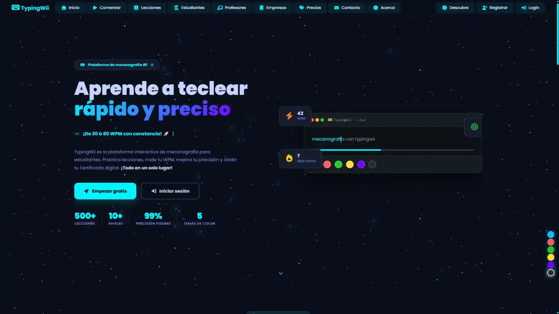 TypingWii - Domina el teclado con velocidad y precisión